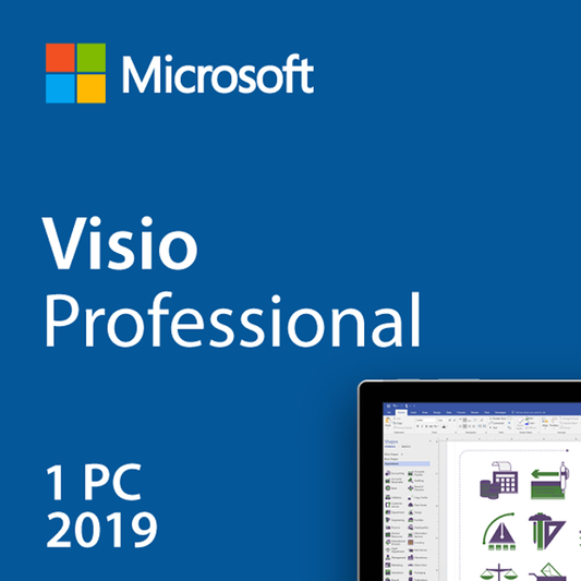 مفتاح ميكروسوفت Visio نسخة 2019 - مربوط بايميلك الشخصي